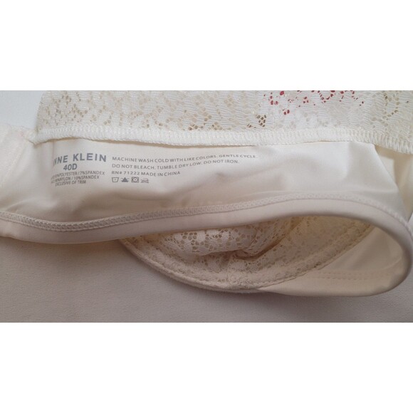 NEW Anne Klein 40D Smooth Microfiber Unlined Bra Full Figure Support - Picture 4 of 5